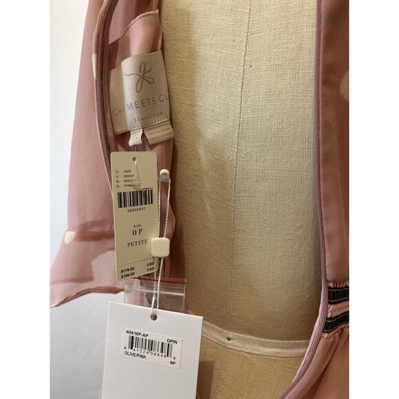 NWT Anthro Gal Meets Glam Finley Tiered Polka Dot Midi Dress Size 0 Petite - Picture 8 of 12